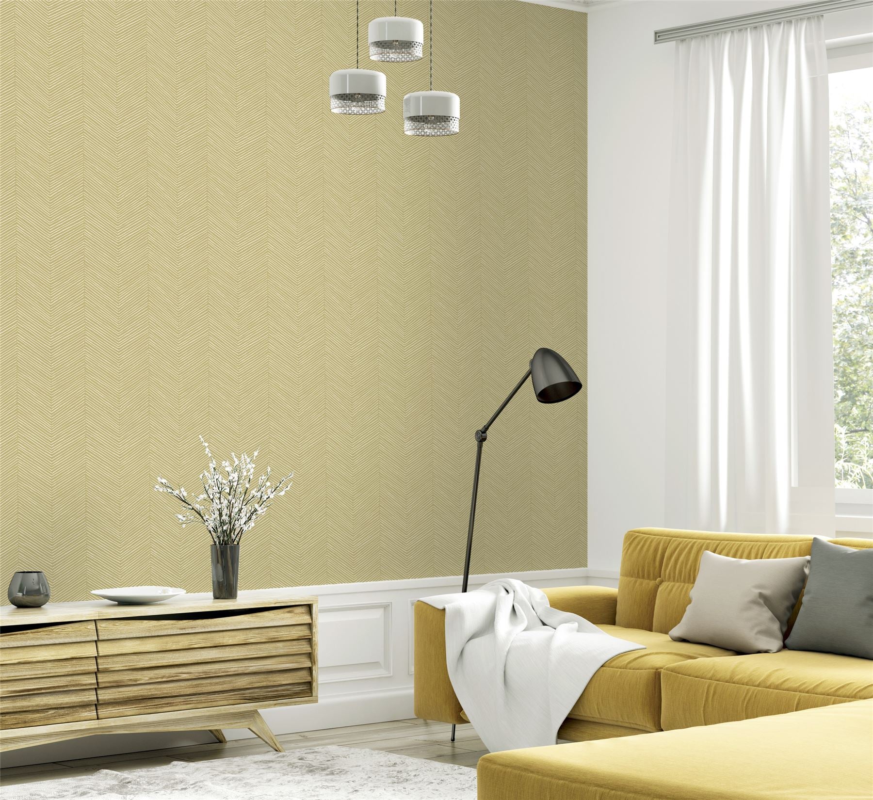 Arrow Weave Ochre sw12