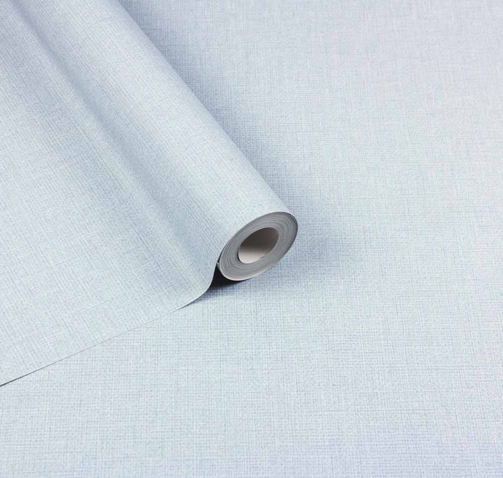 Fabric Texture Mid Grey Wallpaper