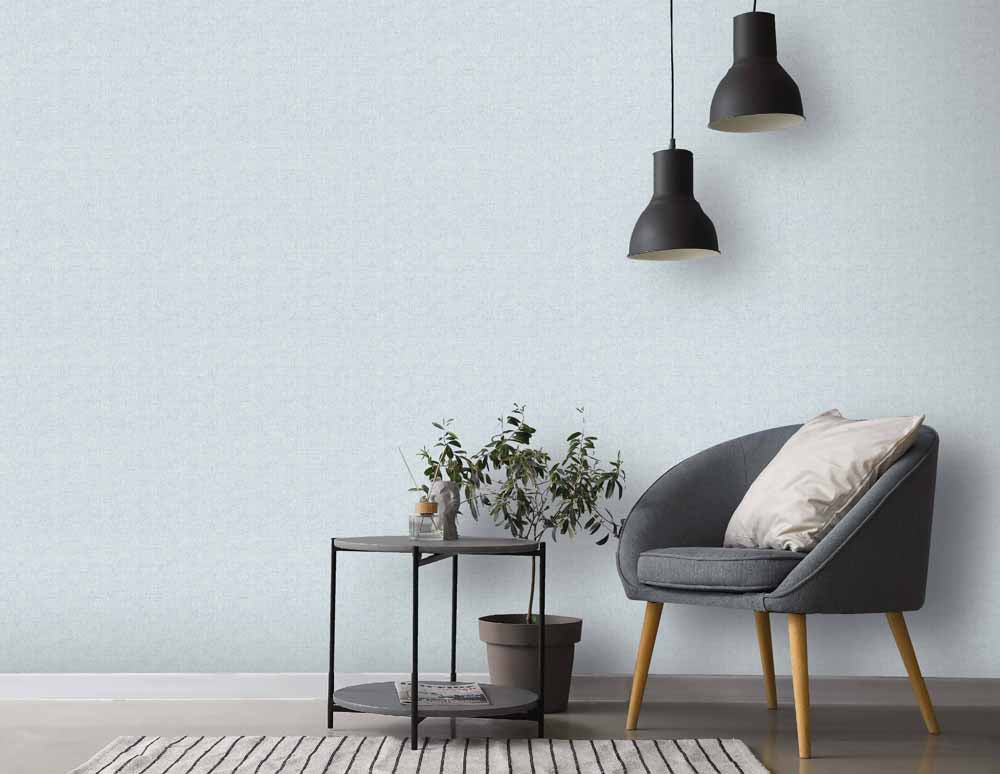 Fabric Texture Mid Grey Wallpaper