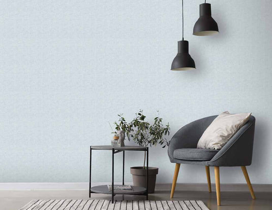 Fabric Texture Mid Grey Wallpaper