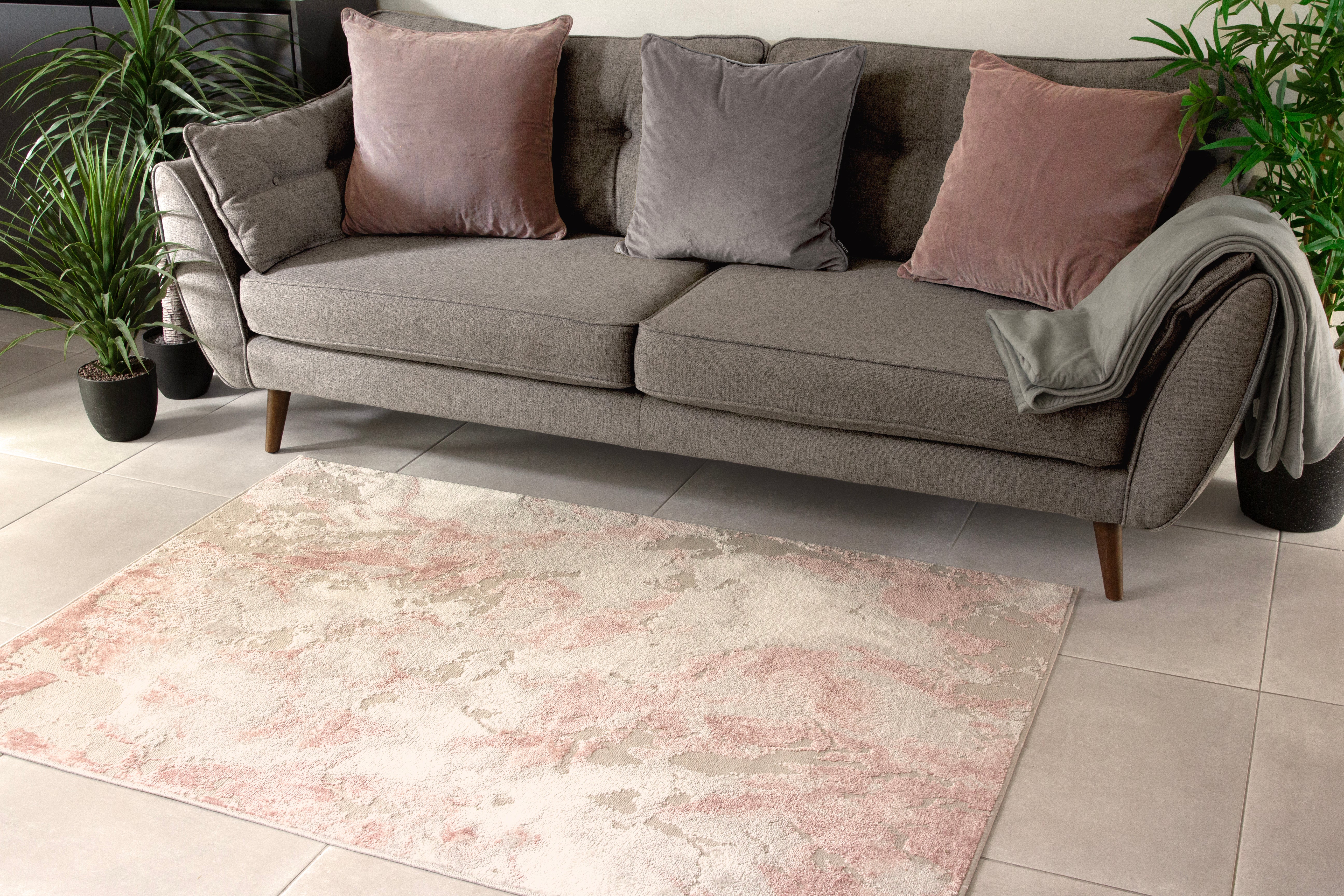 Muse Bahia Marble Pink Rug