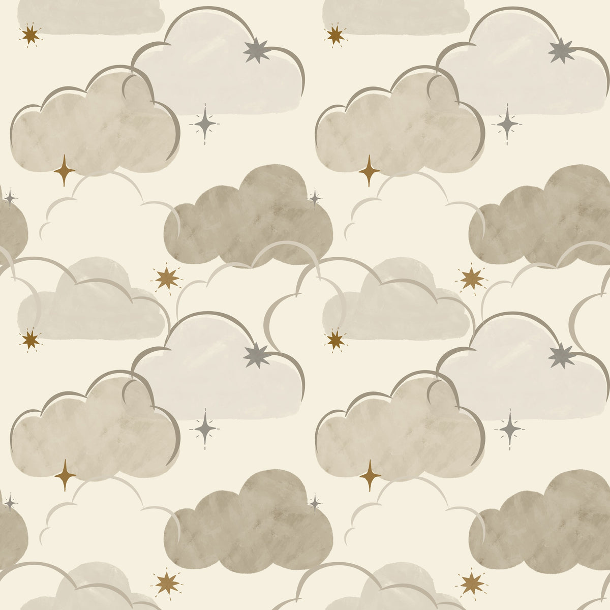 Every Cloud Beige Wallpaper