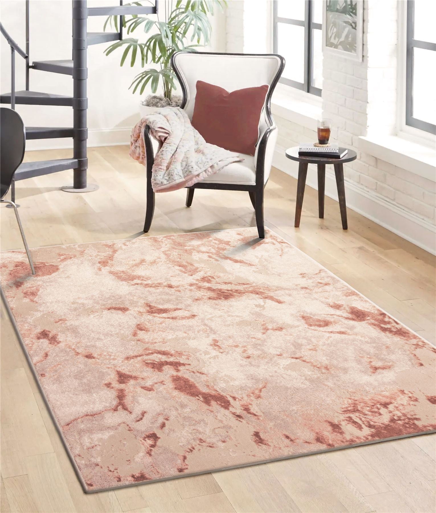 Muse Bahia Marble Pink Rug