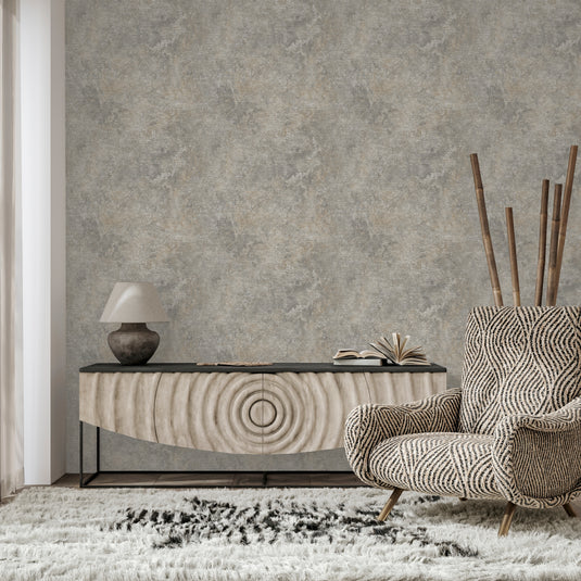 Modern Raffia Natural Wallpaper