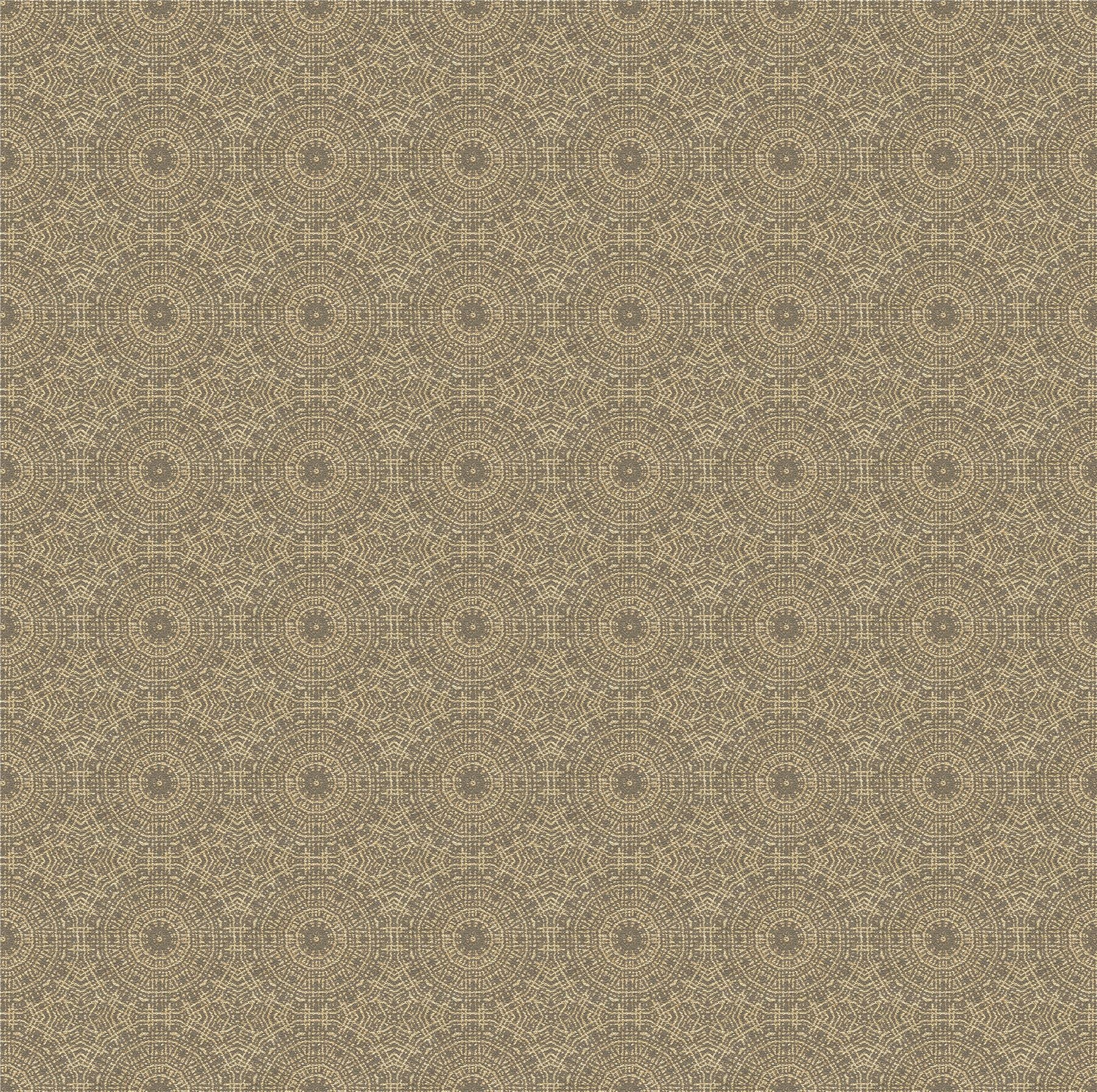 Symmetrical Chic Stone and Gold Wallpaper