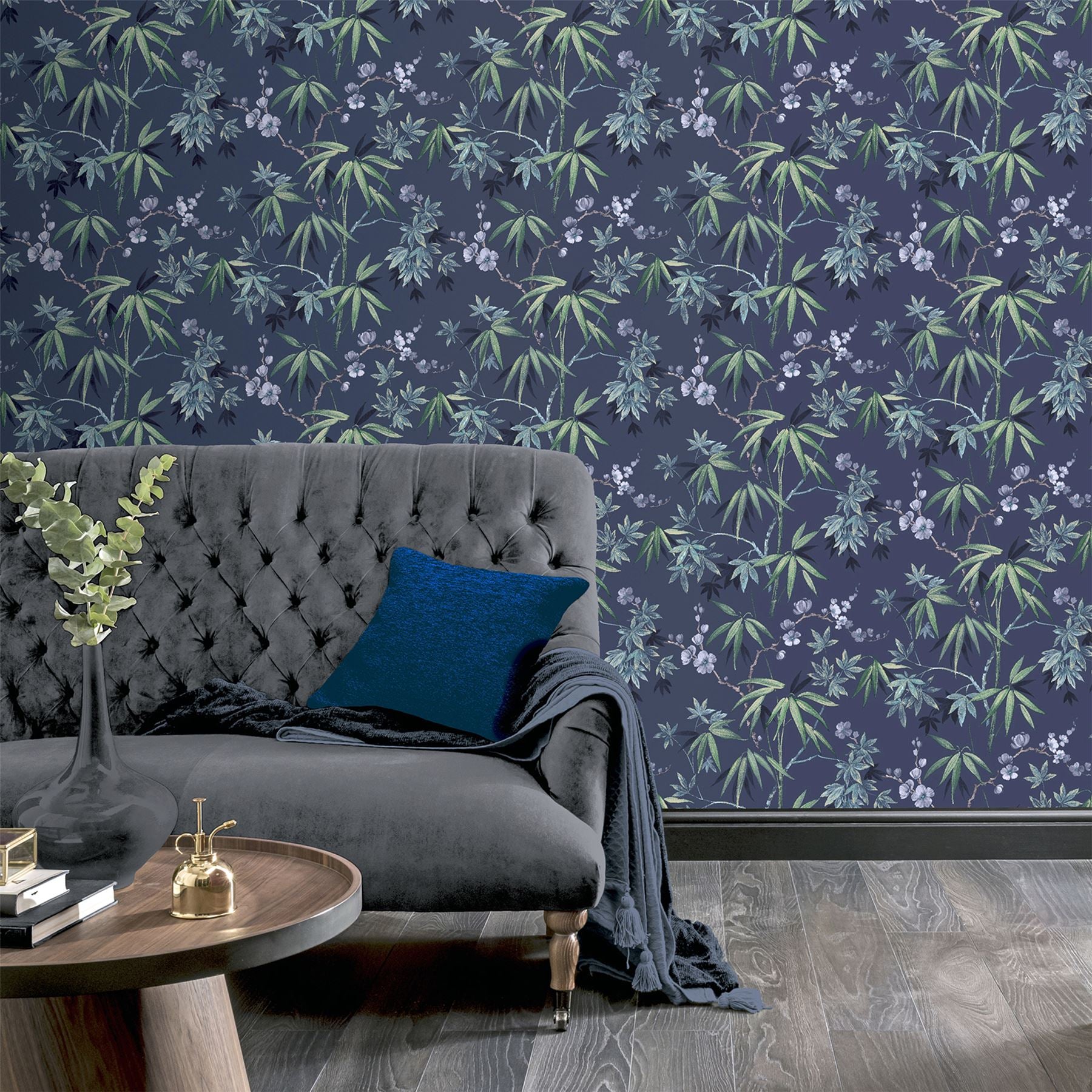Jasmine Garden Navy