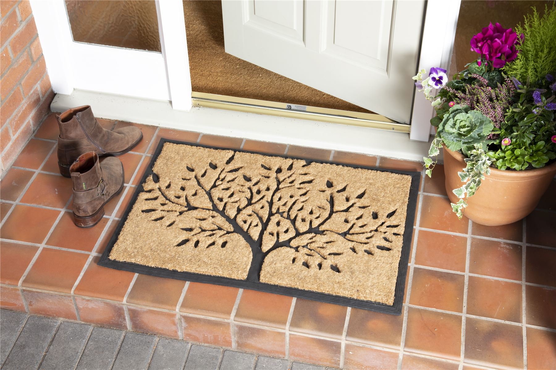 Chadderton Tree of Life Natural/Black 60x90cm