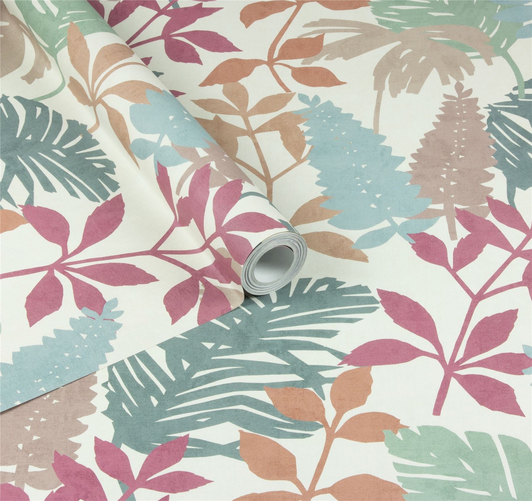 Fun Leaf Soft Multi Wallpaper