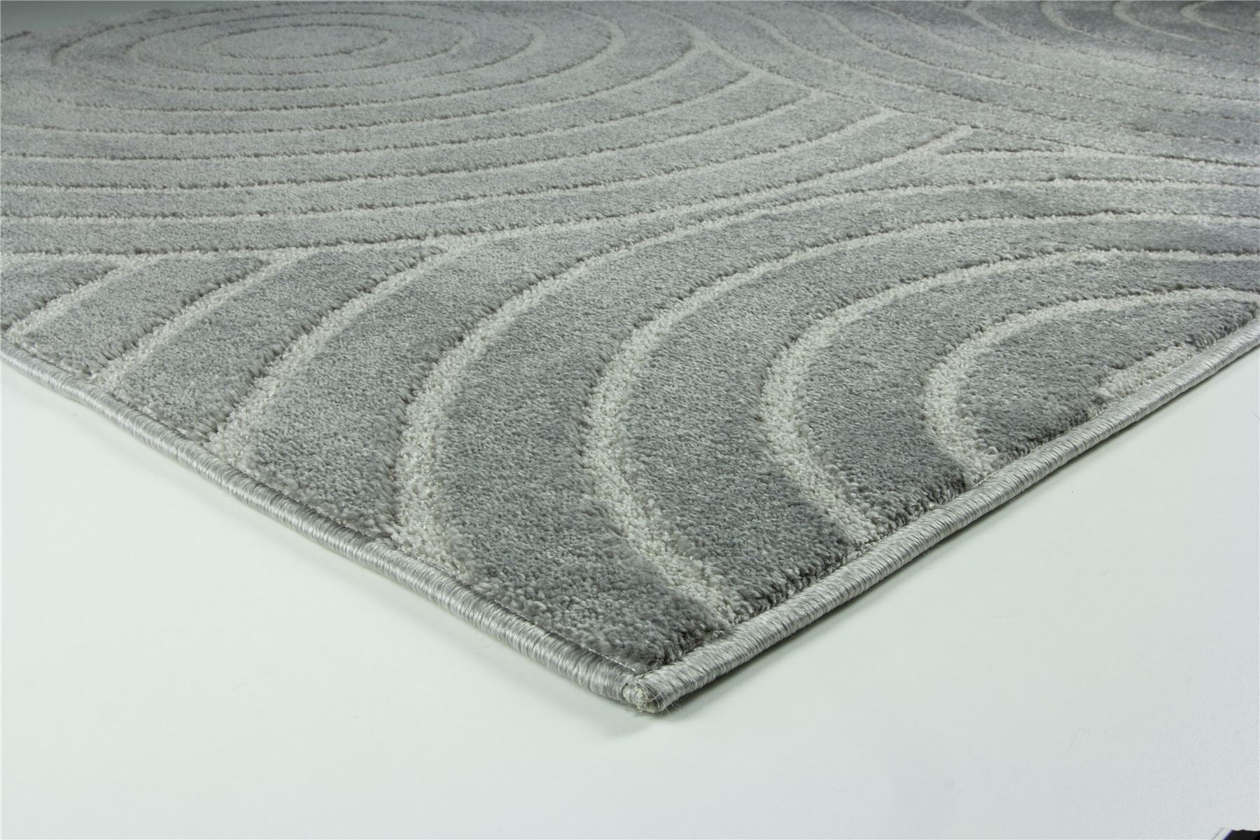 Rhythm Sculpt Grey Rug