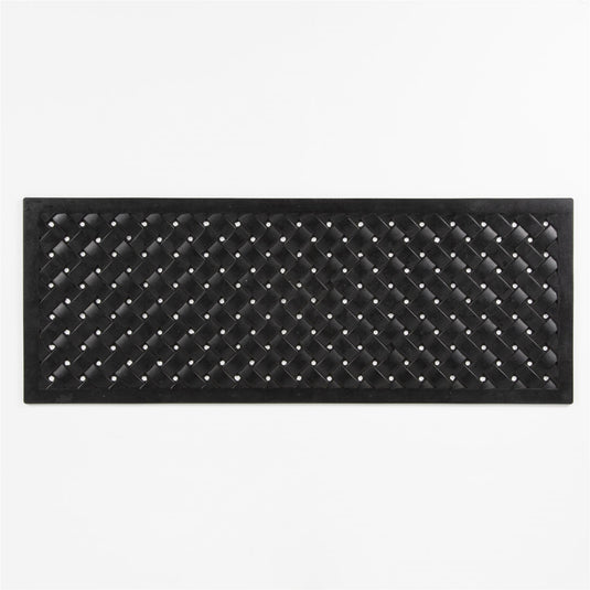 Reddish Rubber Lattice 45x120cm Doormat