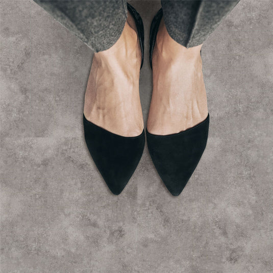 Floor Tile Textured Plain 30.5x30.5cm Grey (10 Tiles Per Pack) - sw6