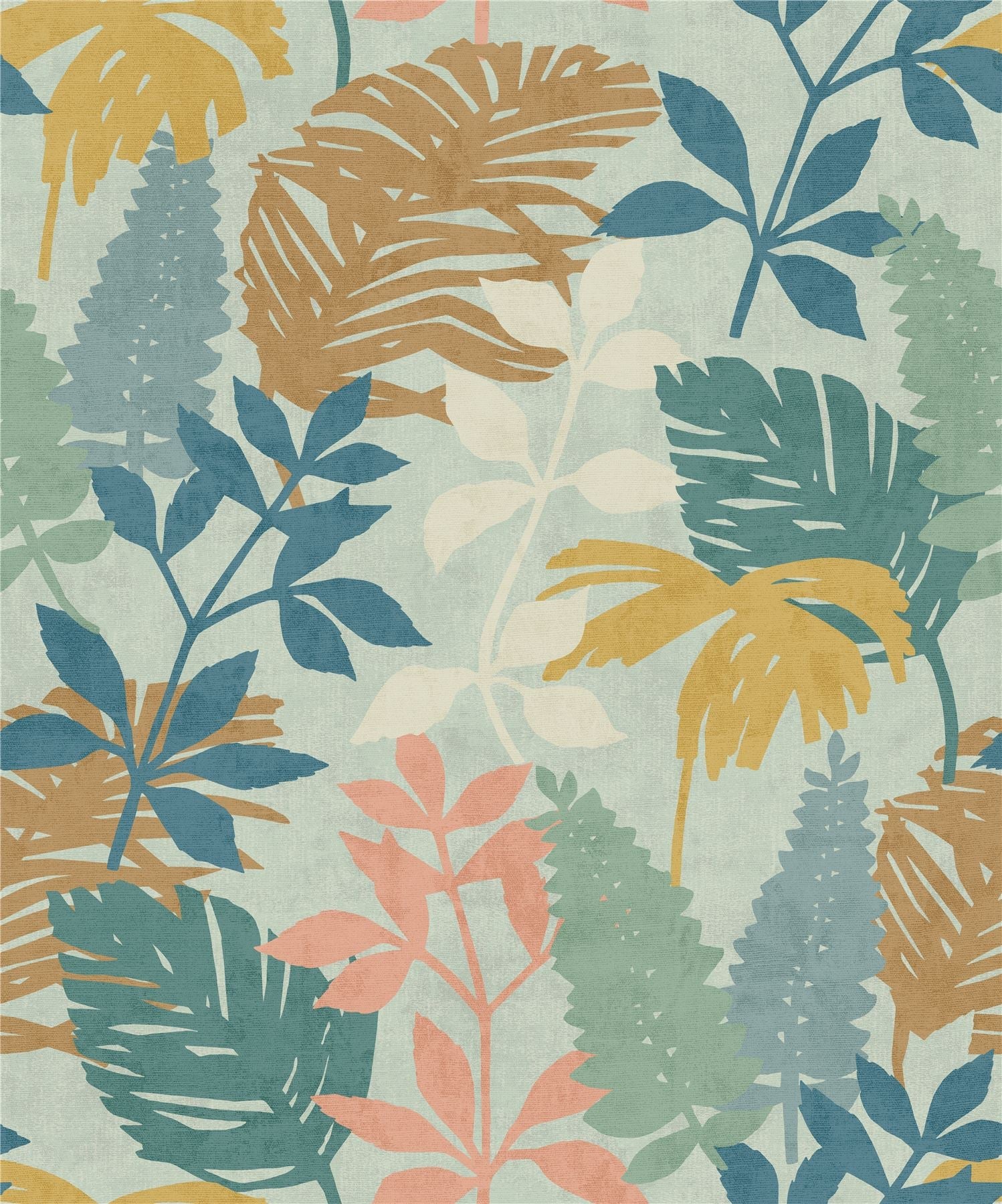 Fun Leaf Multi Wallpaper