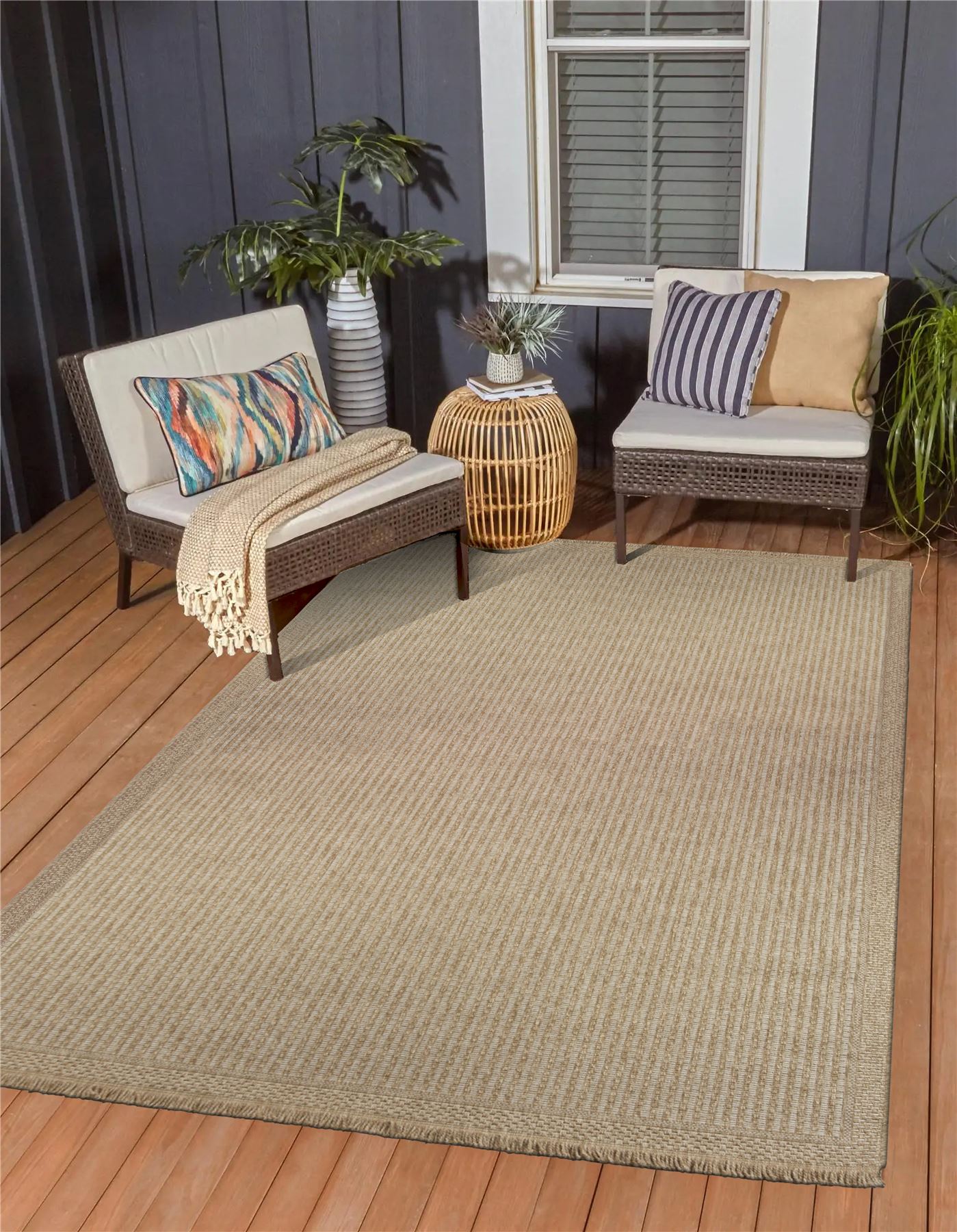 Jute Effect Weave Rug