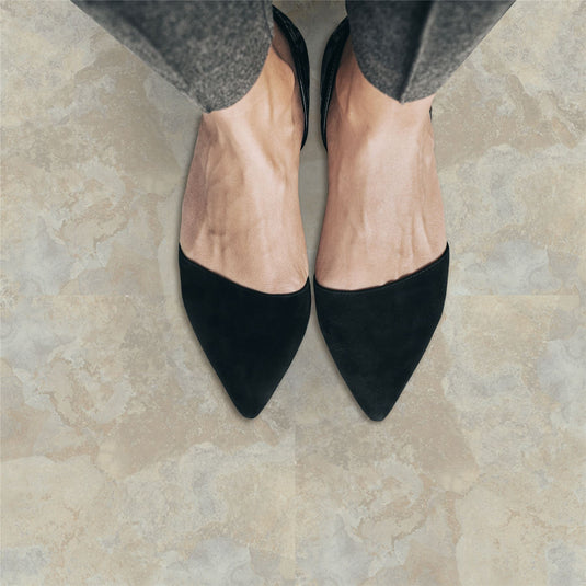 Floor Tile Stone 30.5x30.5cm Natural (10 Tiles Per Pack) - sw6