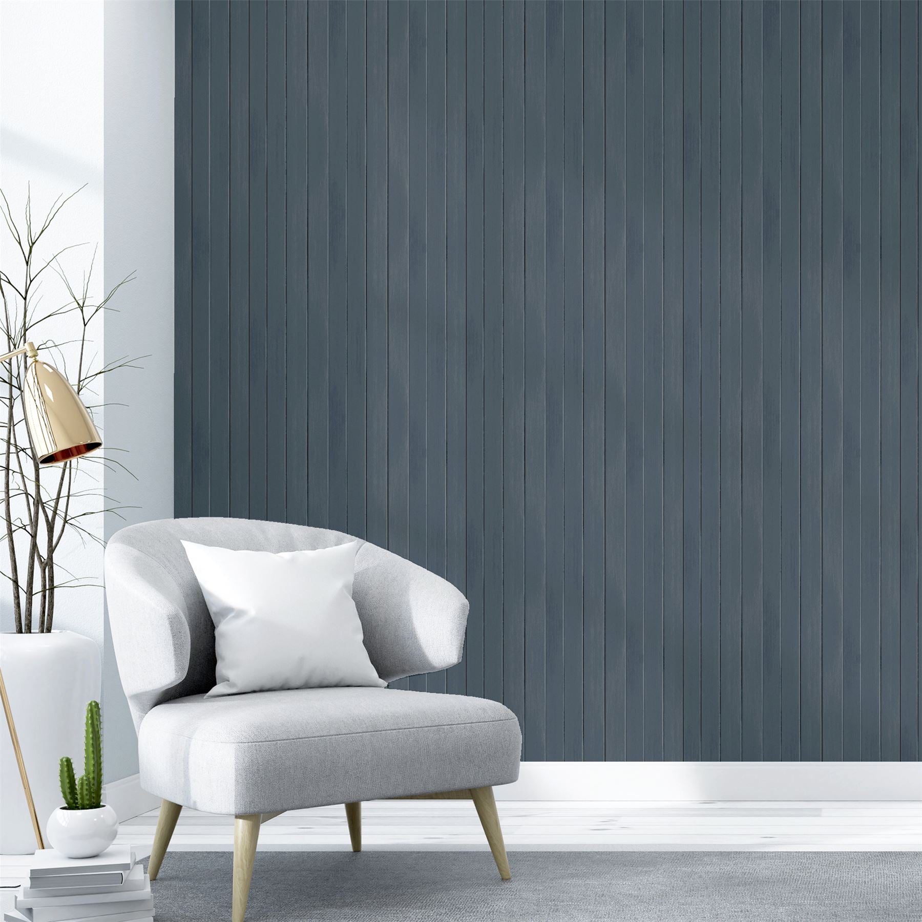 PTW Flat Wooden Planks Blue sw12