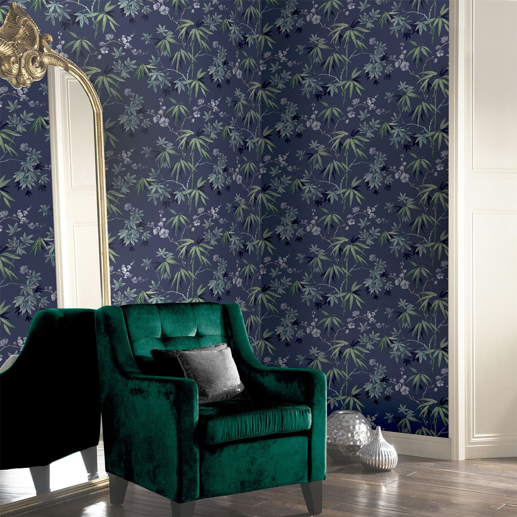 Jasmine Garden Navy