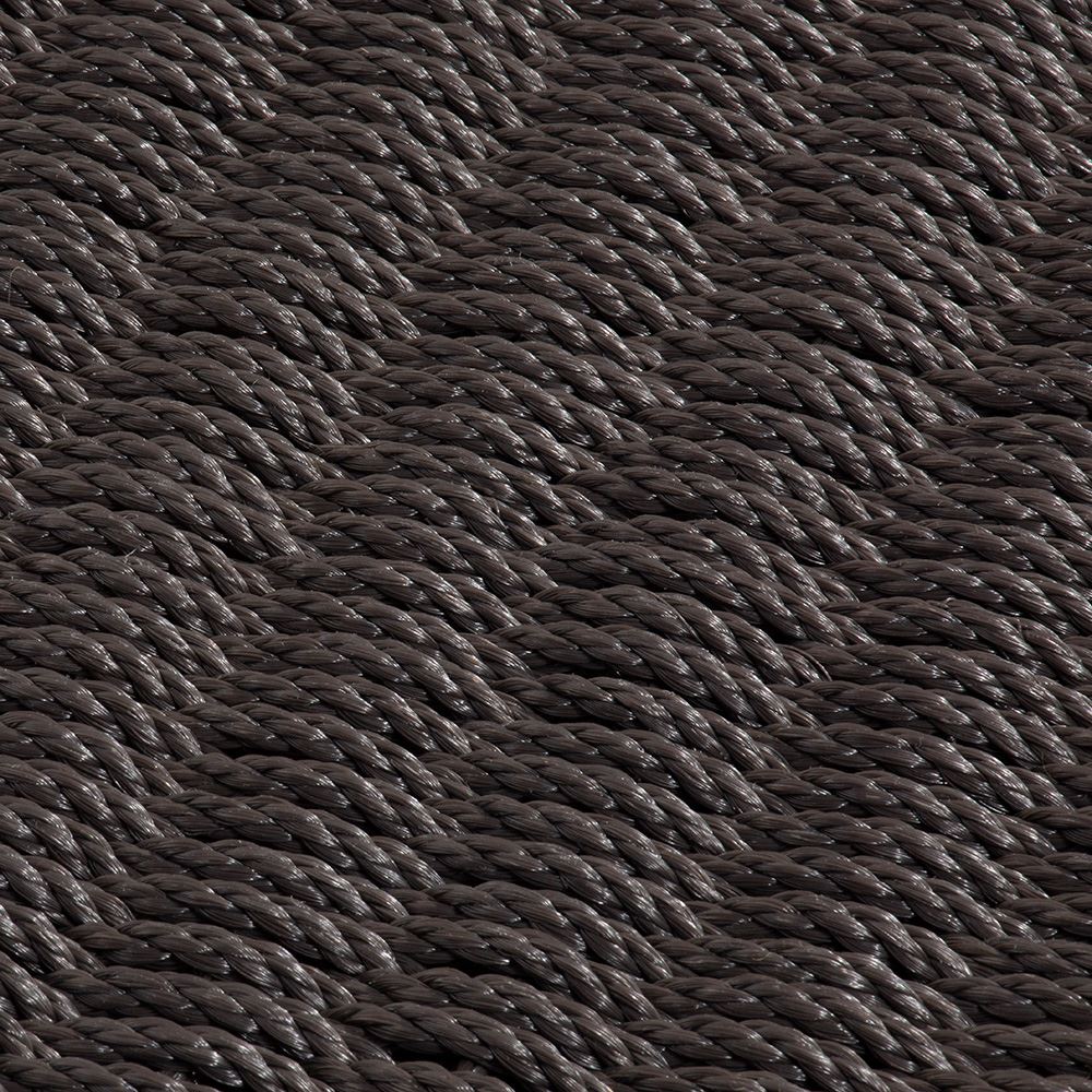 Didsbury Braided Polypropylene 55x100cm Slate Doormat