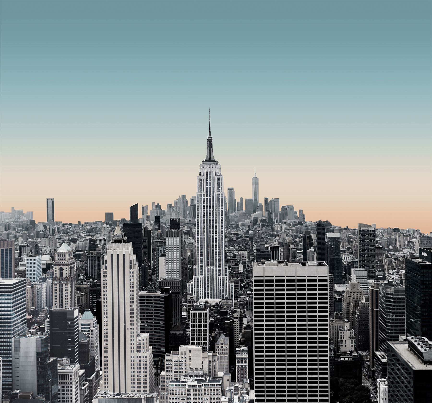 New York Sunset Mural 3 x 2.8m