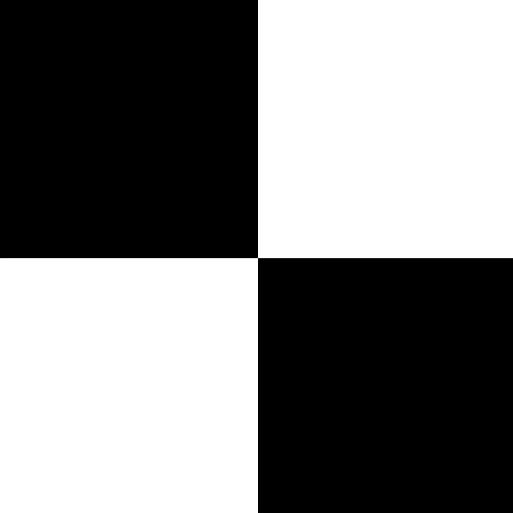 Floor Tile Plain 30.5x30.5cm Black & White (10 Tiles Per Pack) - sw6