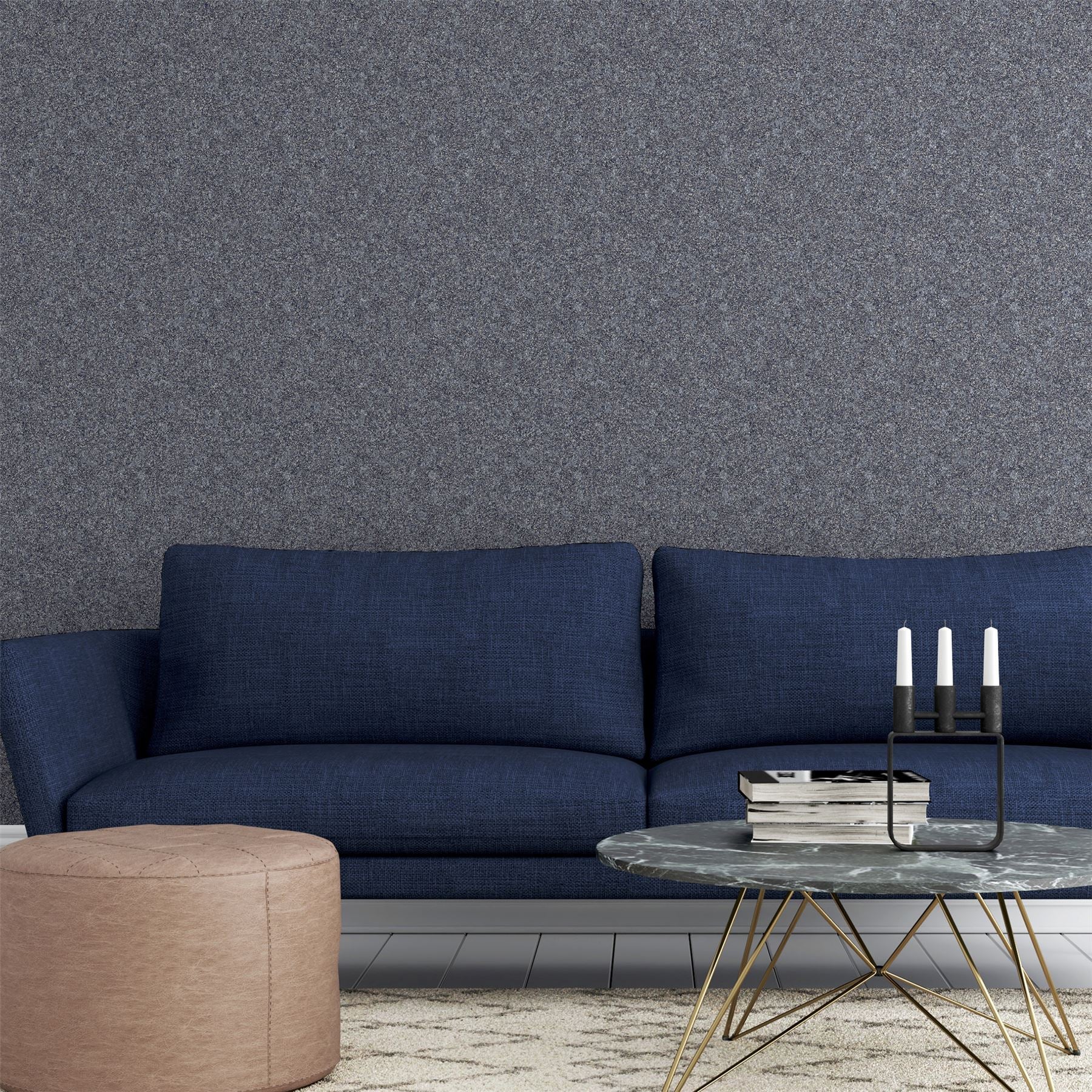 Quartz Navy Wallpaper