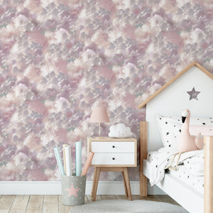 Vanilla Skies Pink Wallpaper