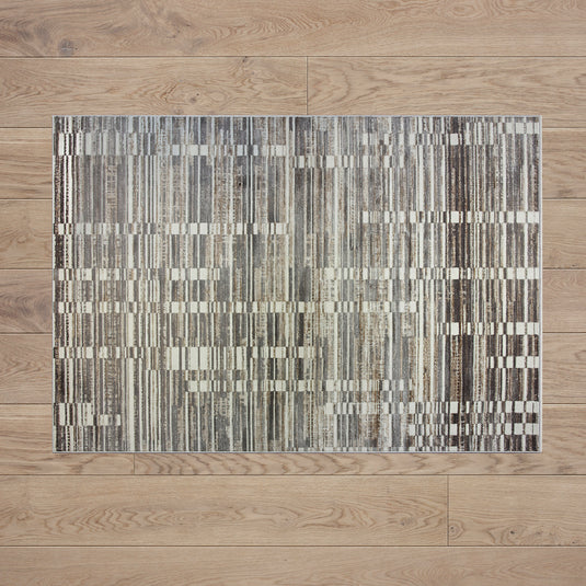 Muse Abstract Grey Rug