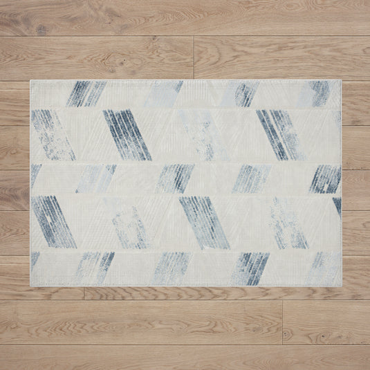 Muse Zig Zag Navy Rug