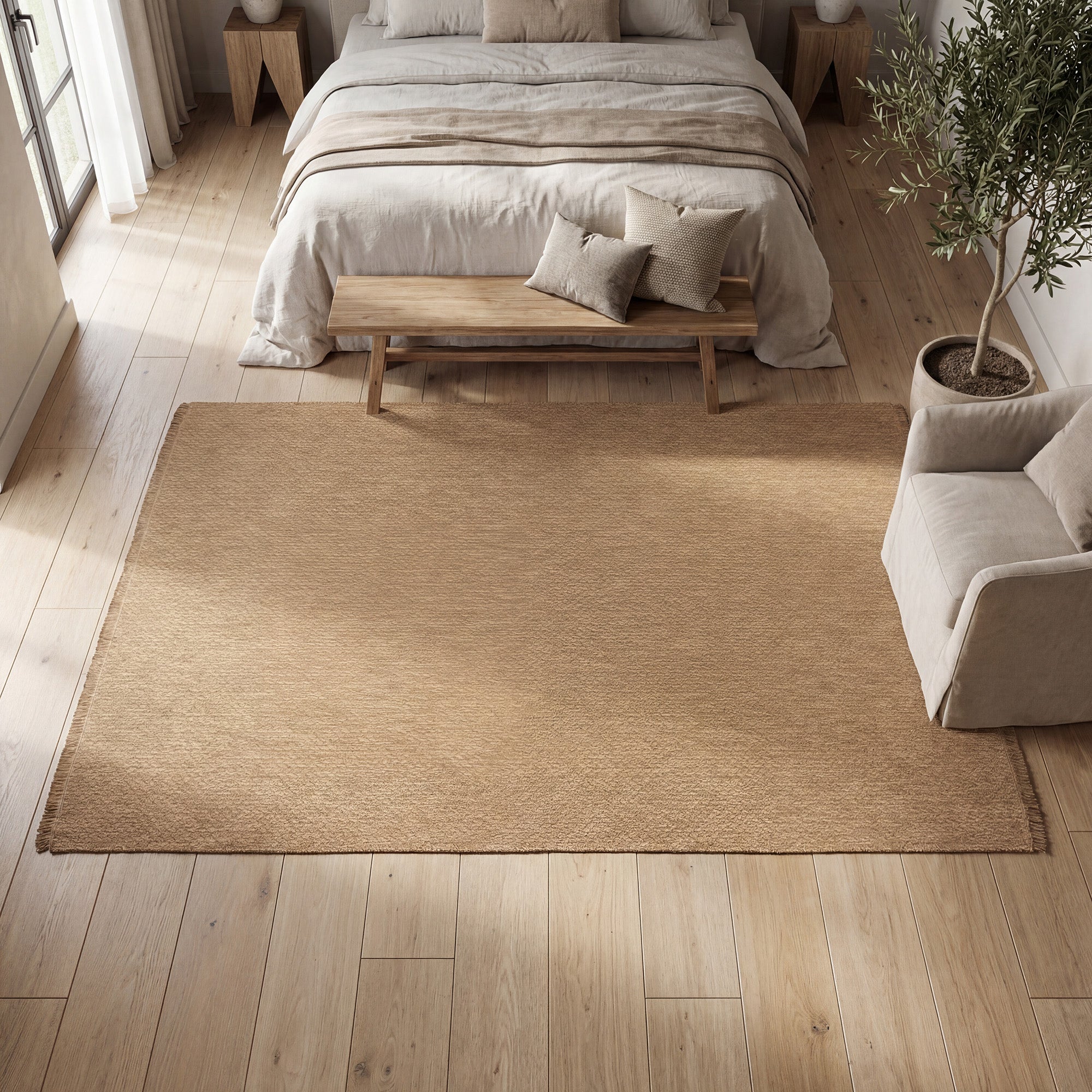 Jute Effect Twist Rug