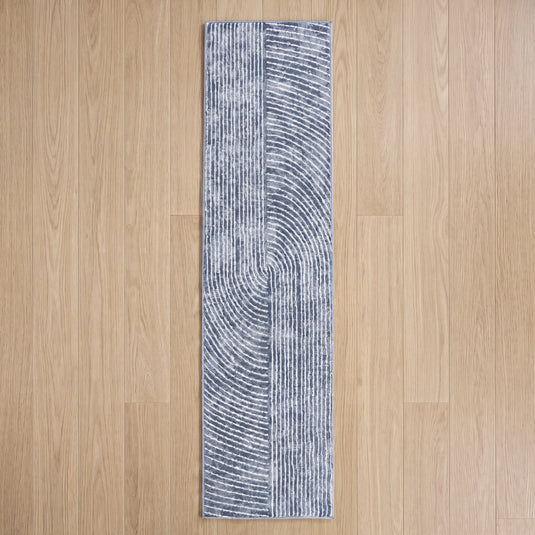 Muse Zen Navy 60 x 230cm Runner