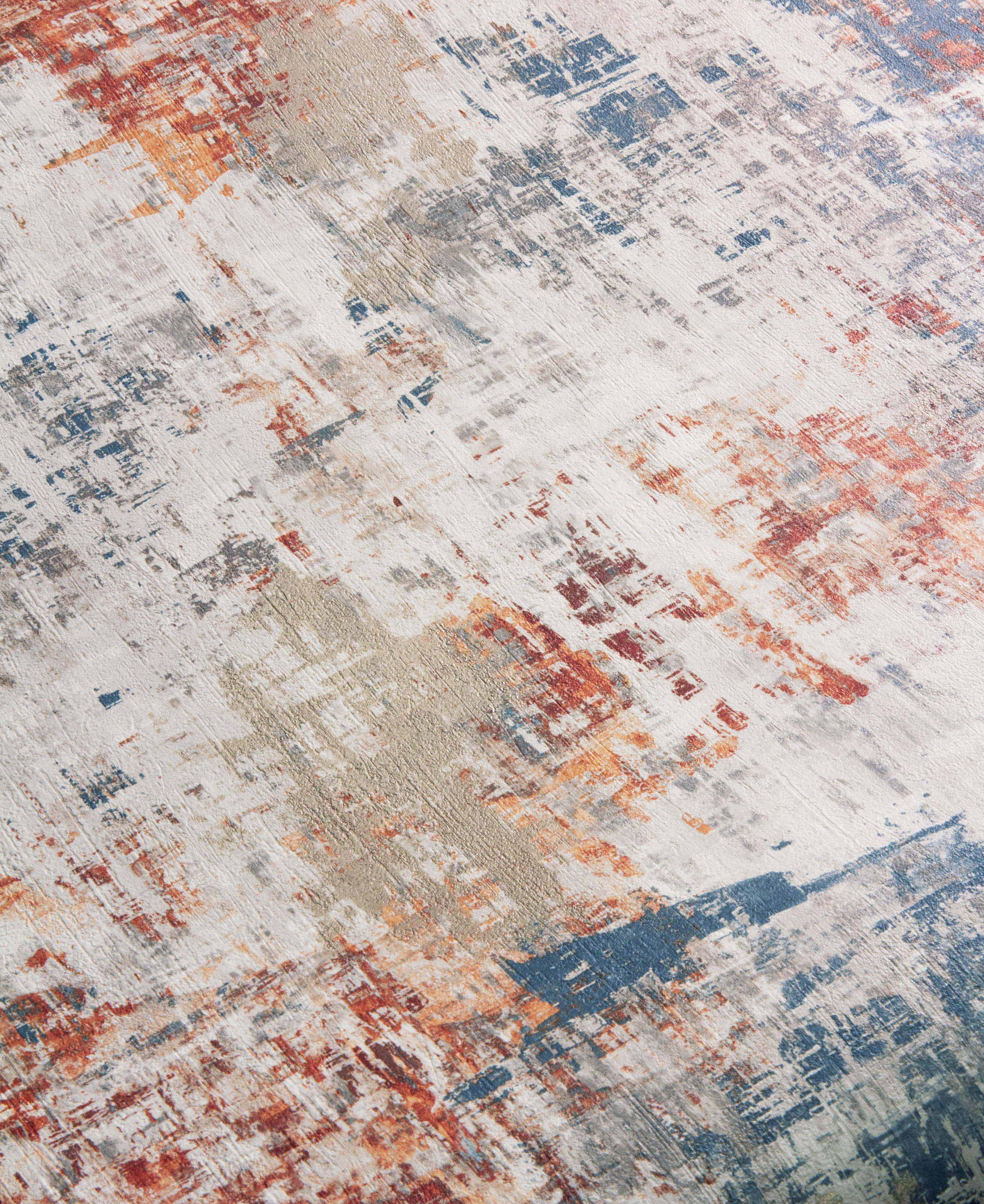Abstract Texture Copper Navy Wallpaper