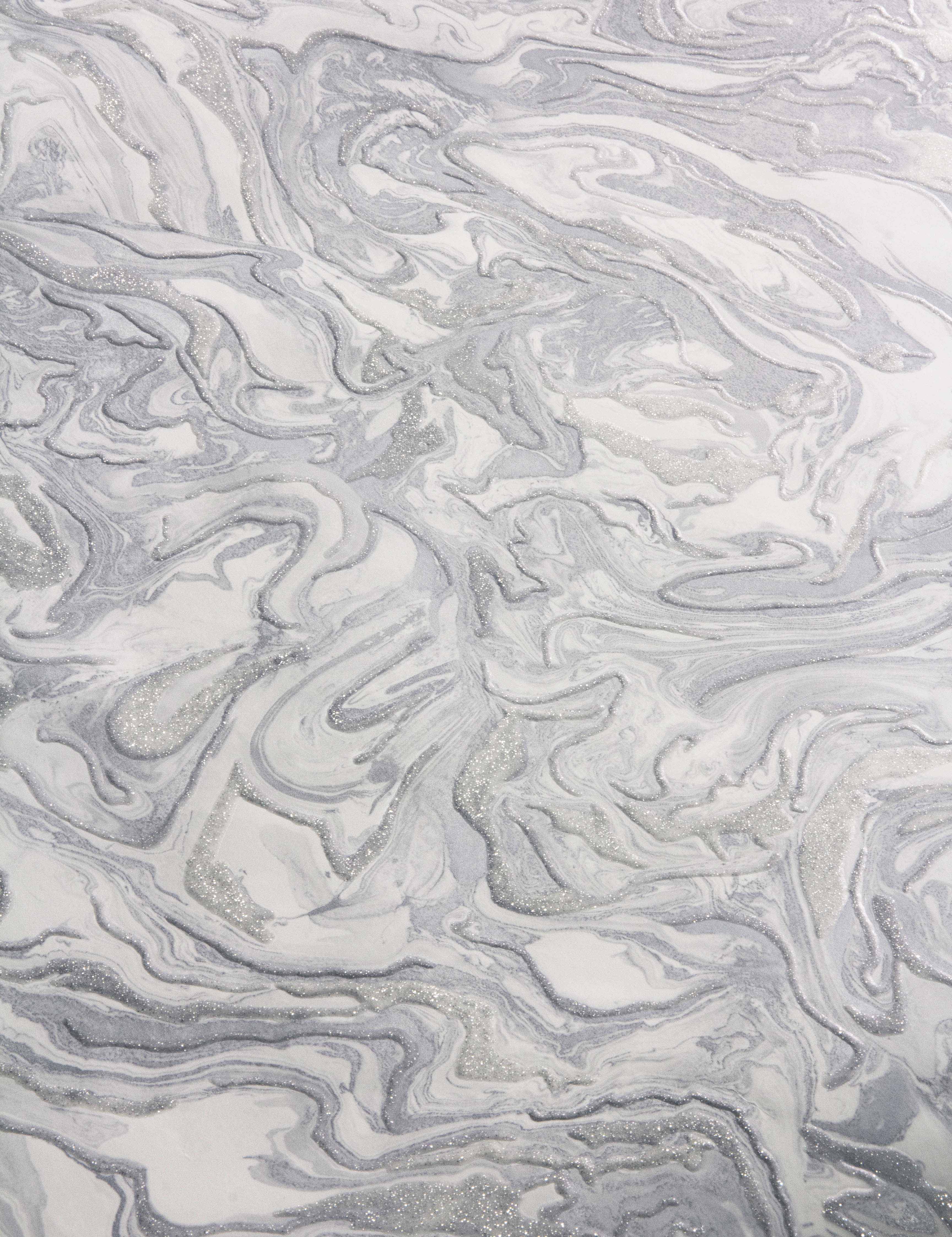 Liquid Marble Grey Wallpaper