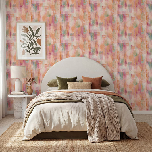 Painterly Pattern Multi Wallpaper