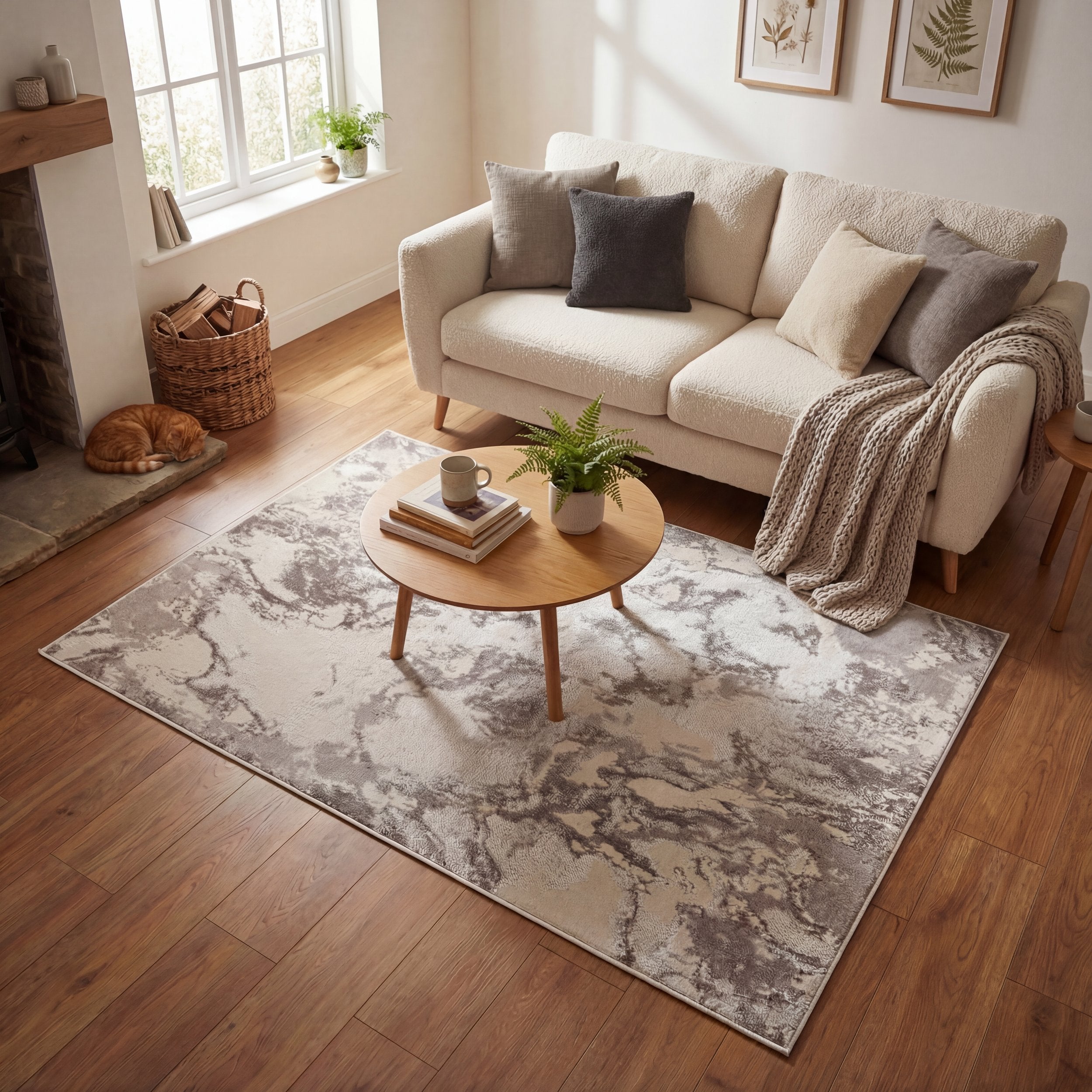 Muse Bahia Marble Grey Rug