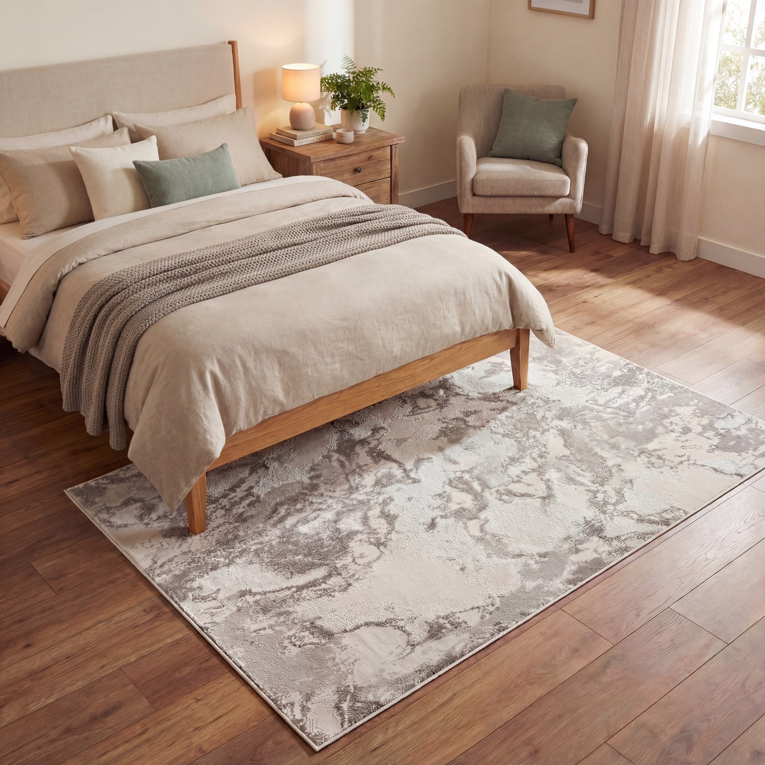 Muse Bahia Marble Grey Rug