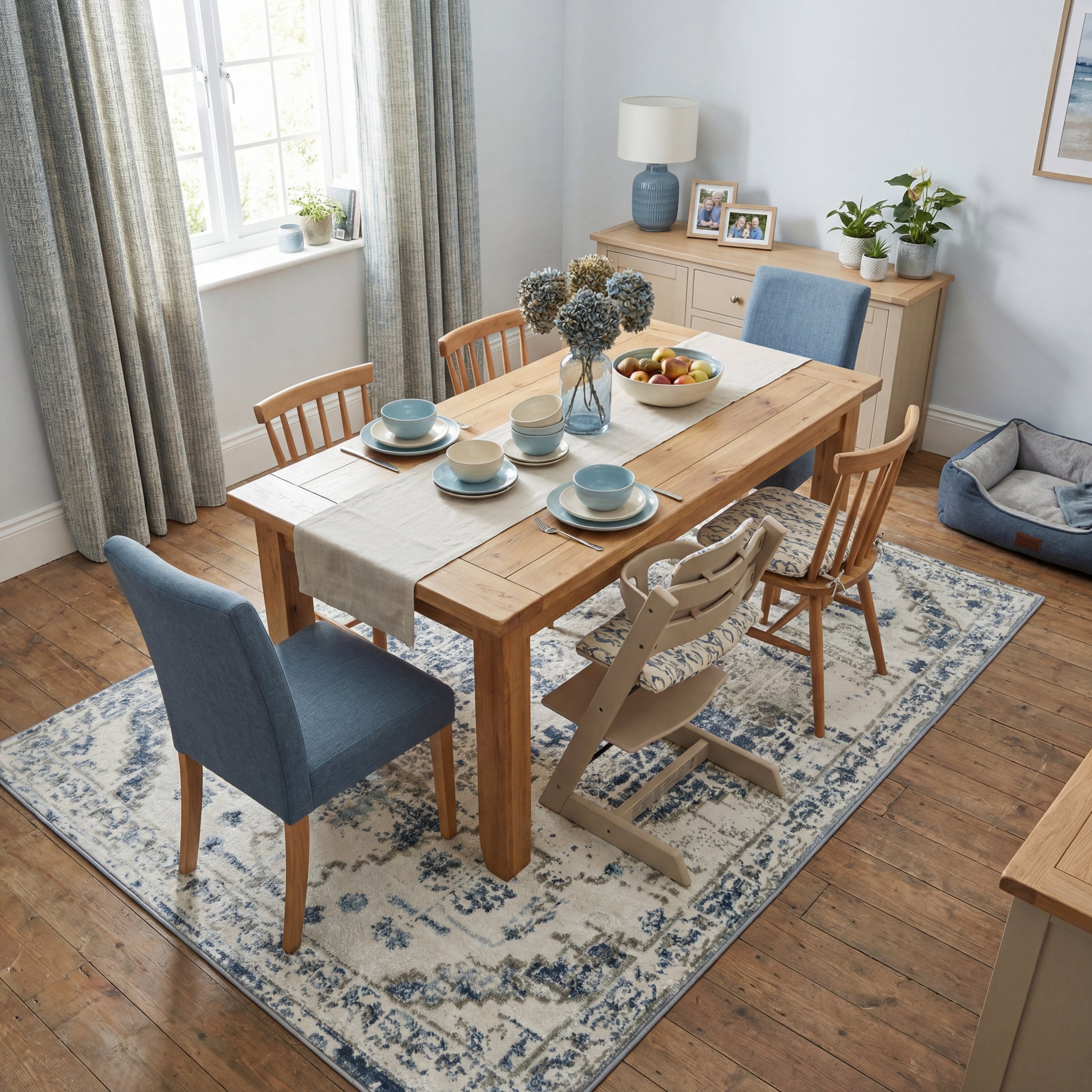Muse Oriental Blue Rug
