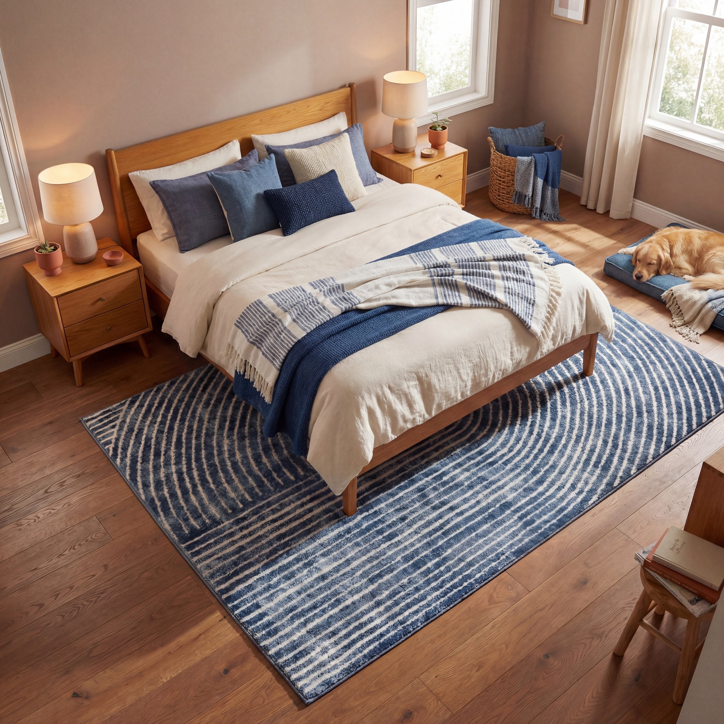 Muse Zen Navy Rug