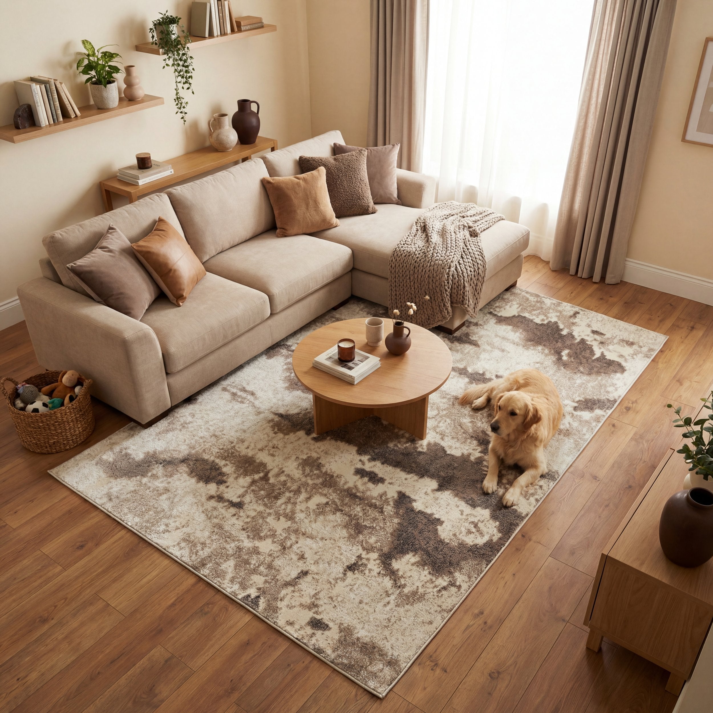 Muse Cloud Natural Rug