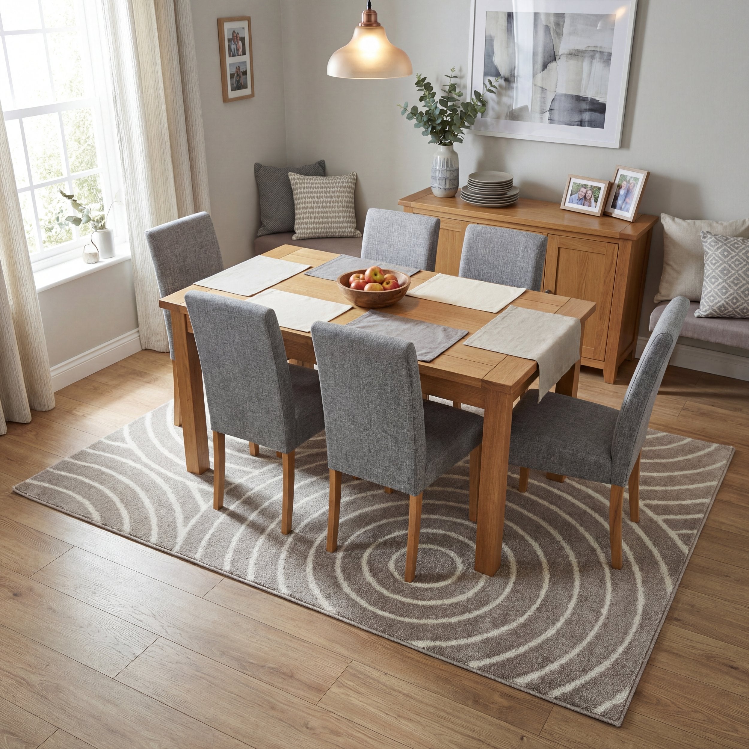 Rhythm Sculpt Natural Rug