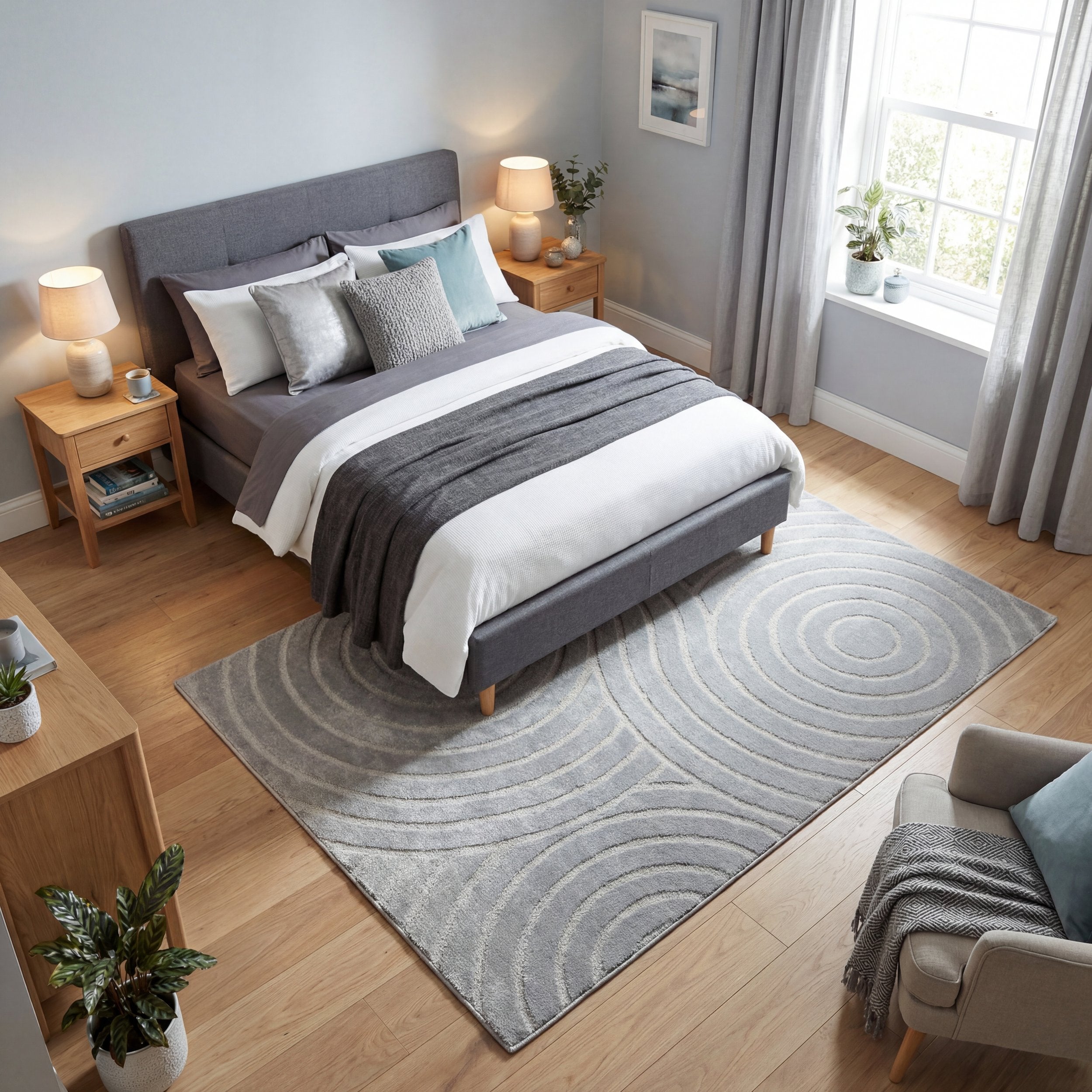 Rhythm Sculpt Grey Rug