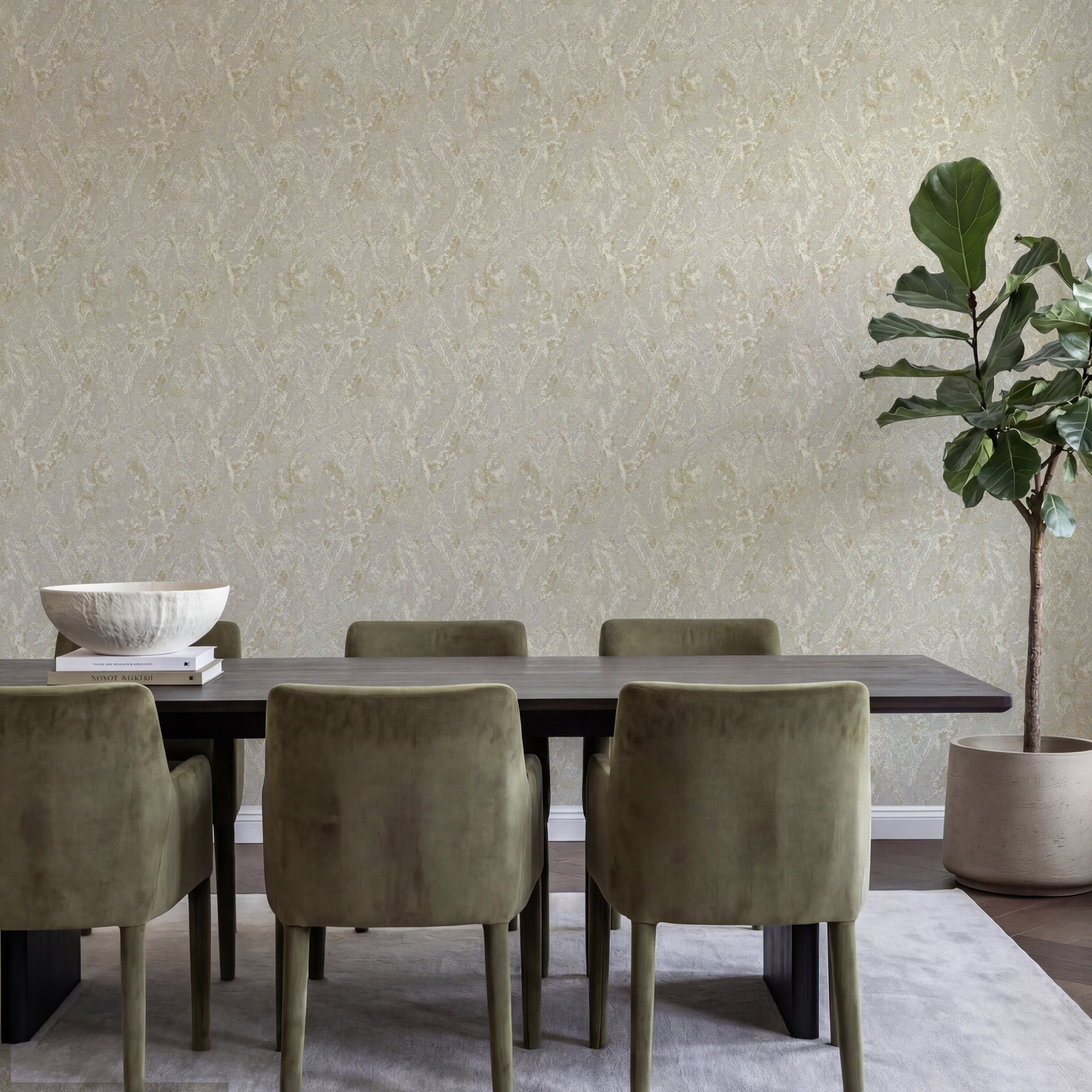 Marble Patina Soft Gold Wallpaper