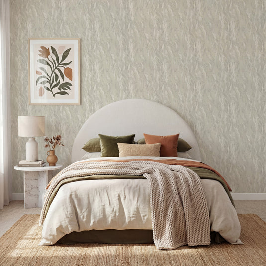 Luxe Texture Pearl Wallpaper