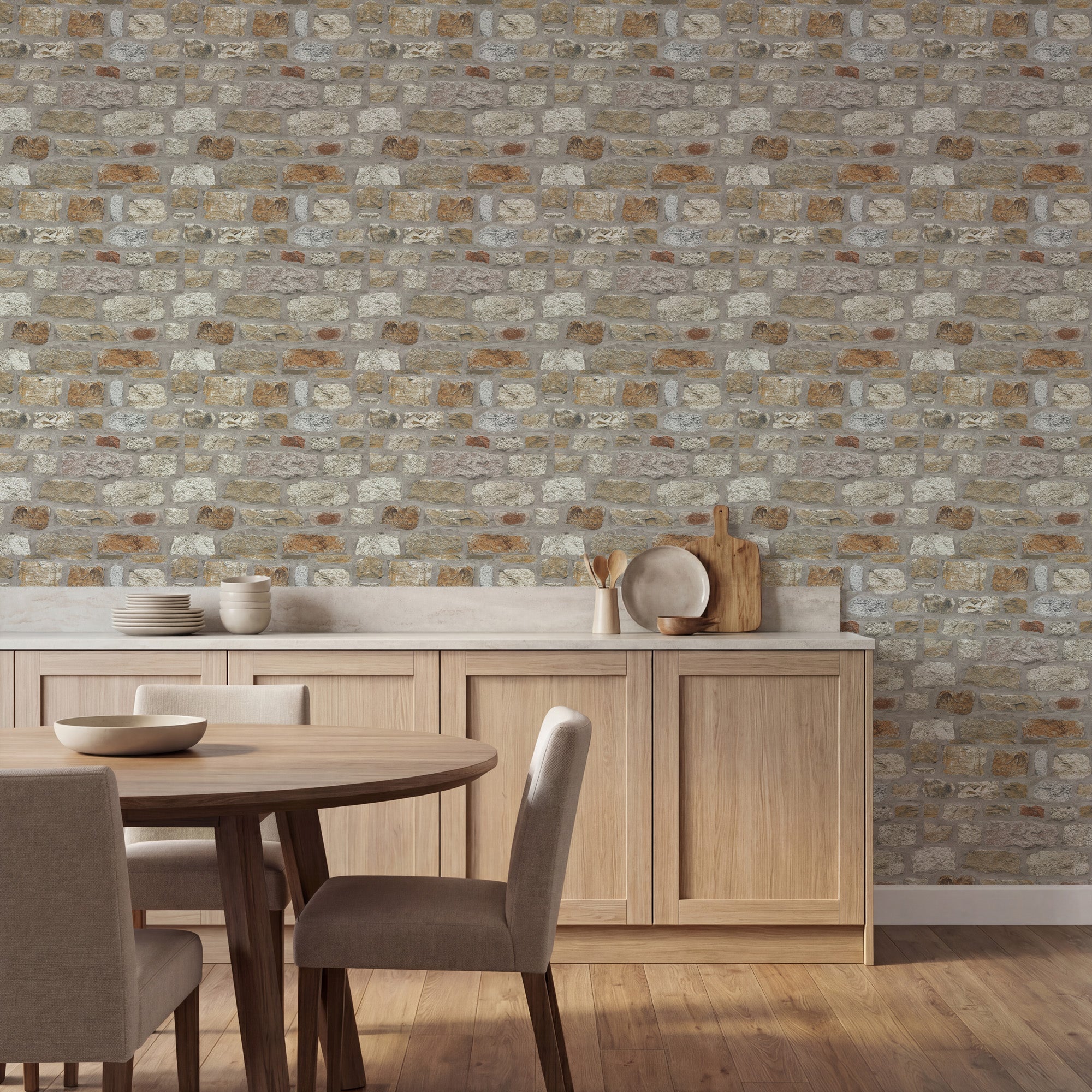 Country Stone Wallpaper