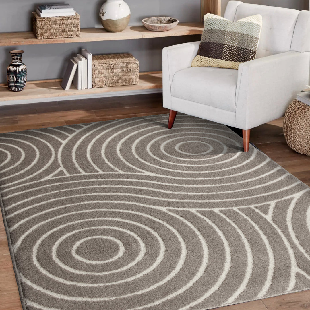 Rhythm Sculpt Natural Rug