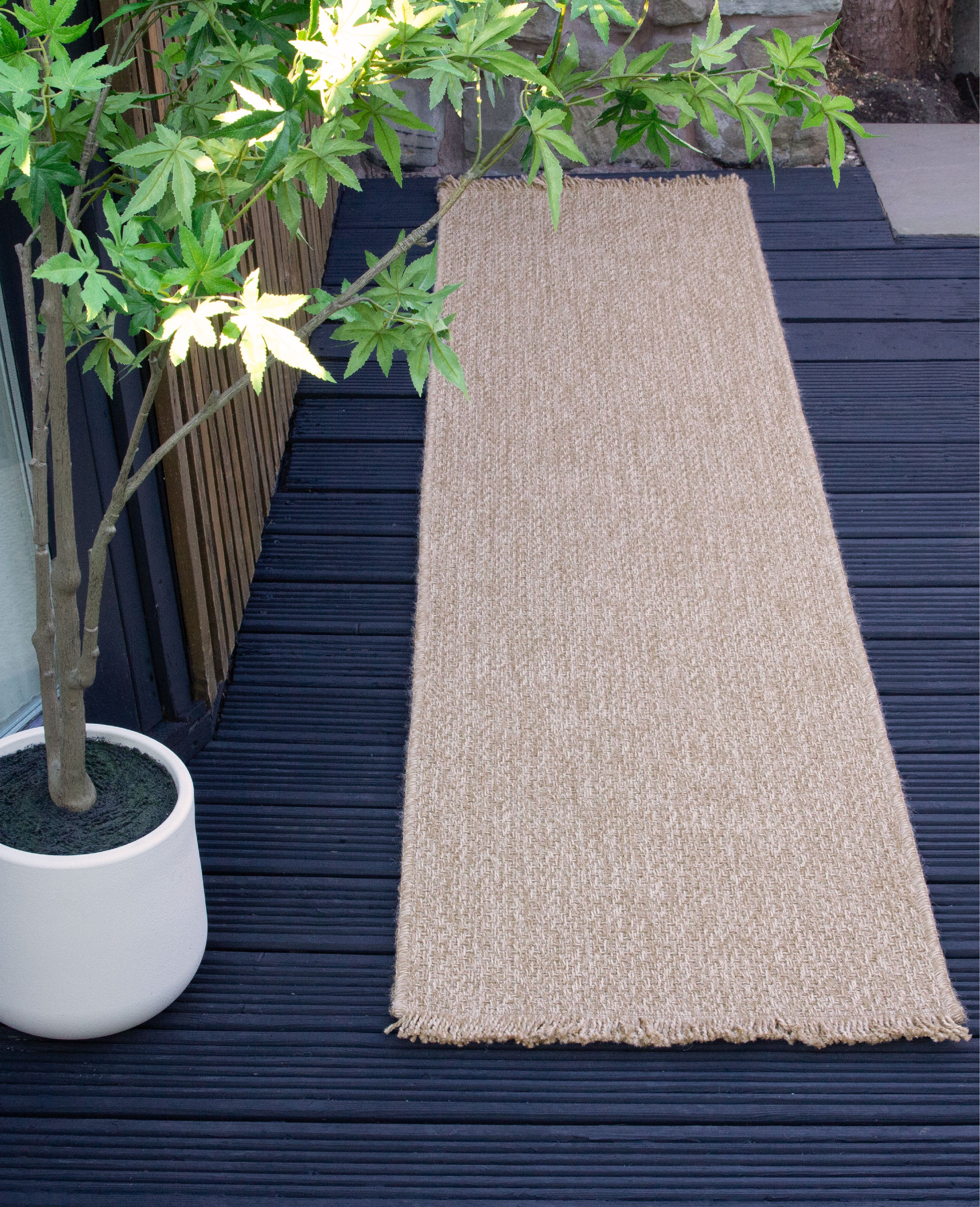 Jute Effect Twist 60 x 230cm Runner