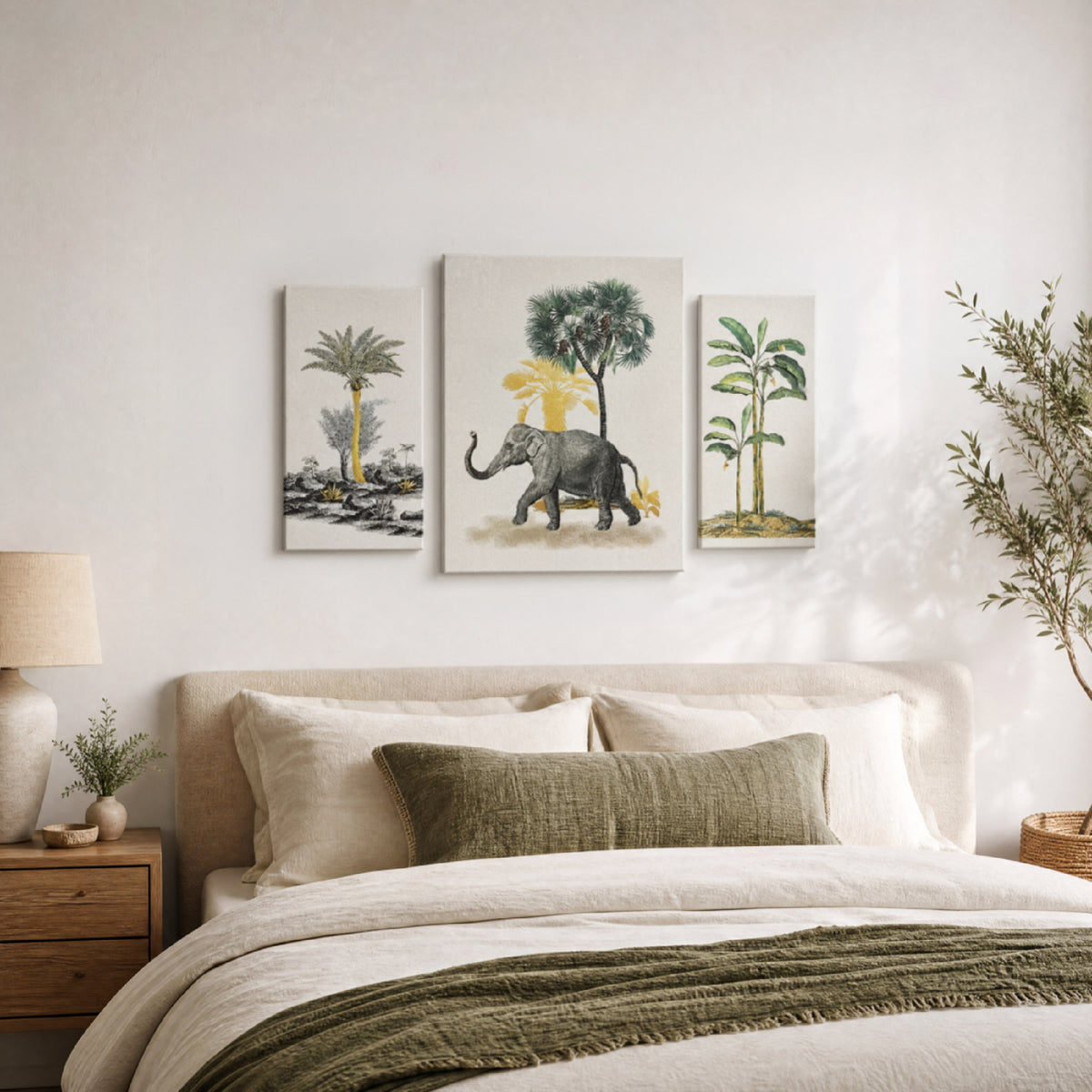 Arthouse Elephant 3 in 1 Canvas Set