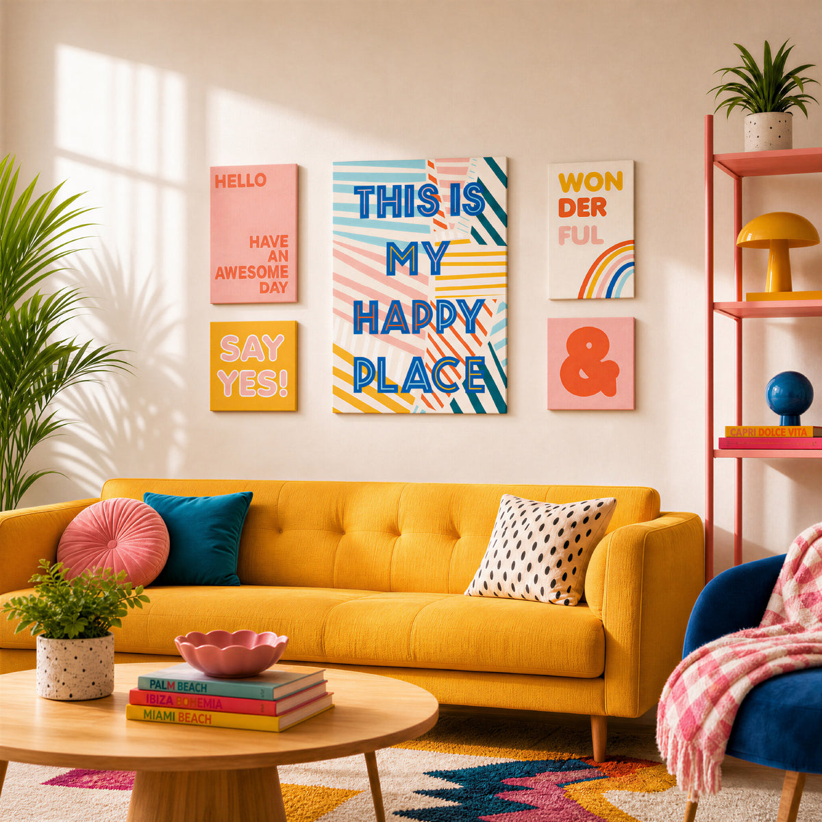 Arthouse Slogan 5 in1 Canvas Set