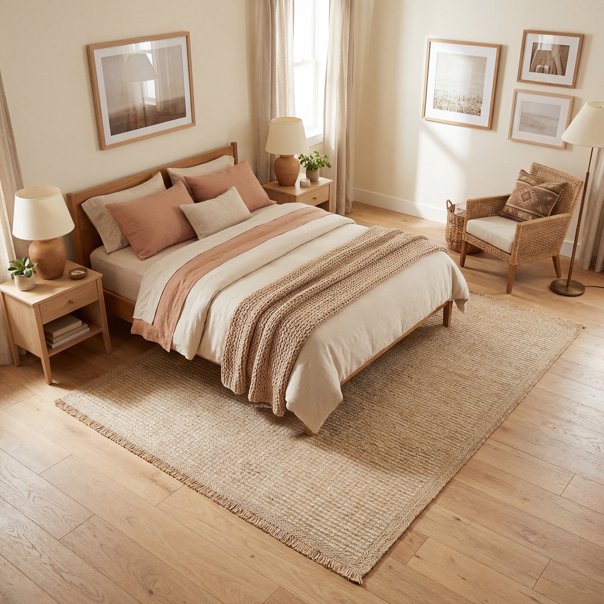 Jute Effect Weave Rug