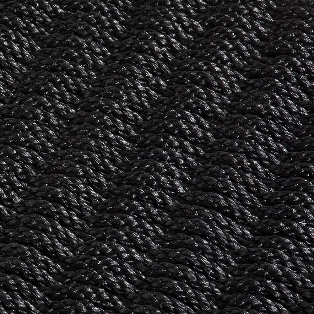 Didsbury Braided Polypropylene 55x100cm Charcoal Doormat