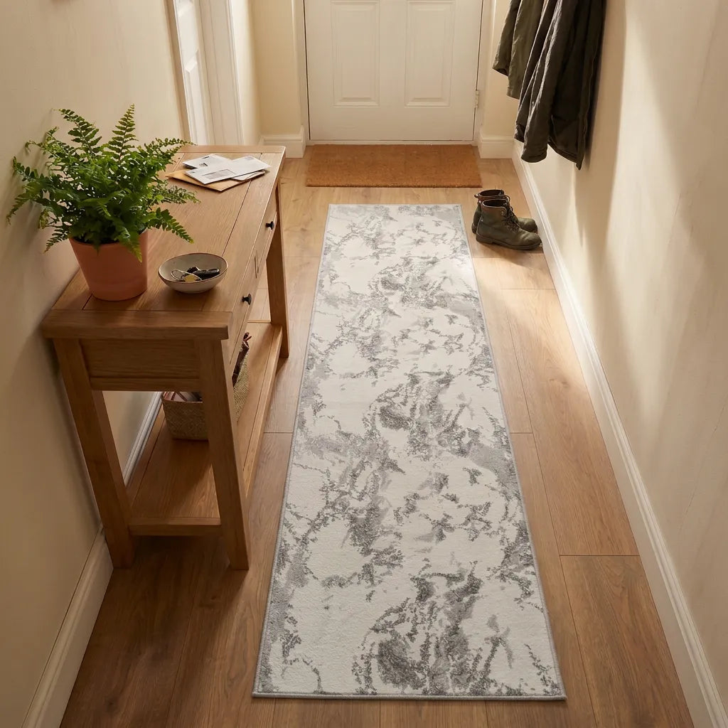 Muse Bahia Marble Grey 60 x 230cm Runner