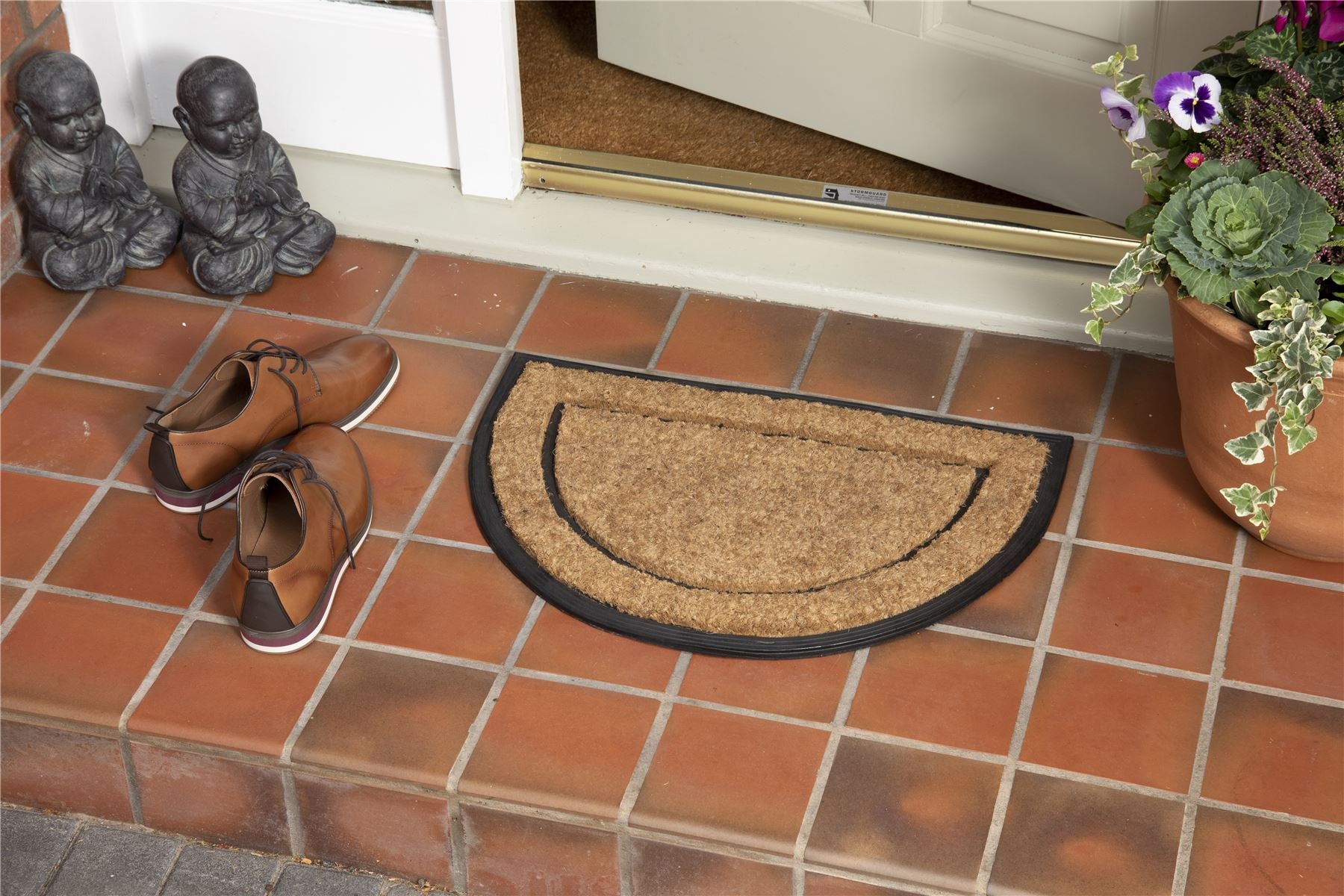 Chadderton Border Natural Half Mat 40x60cm